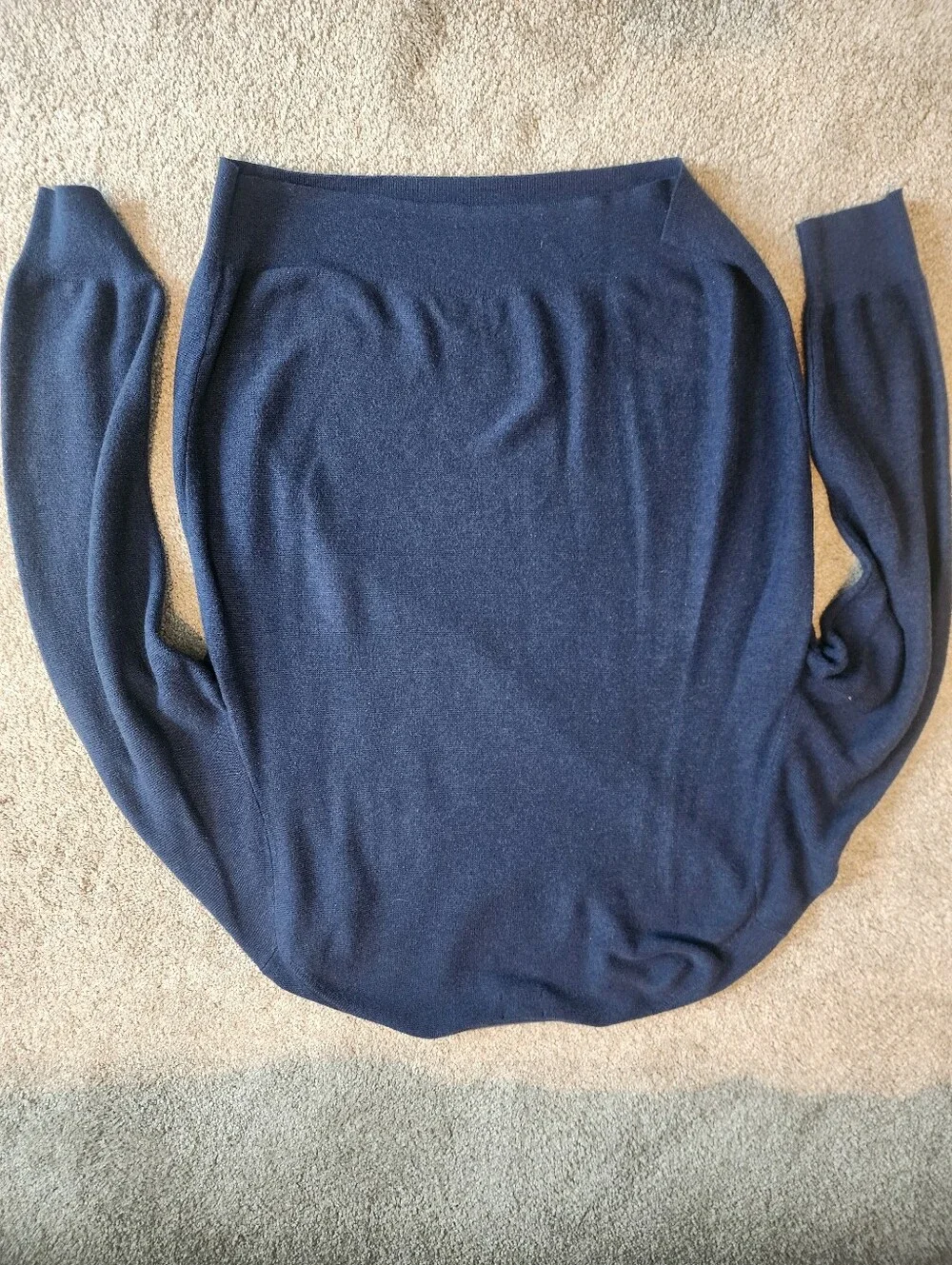 J. Crew Men’s Dark Blue Crewneck Sweater